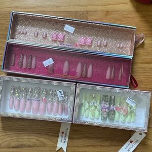 4 Boxes Of Fancy Nails